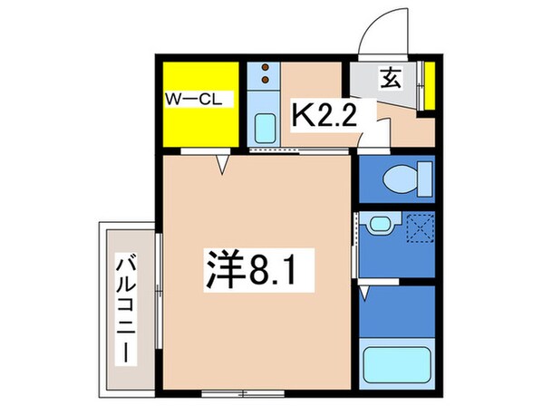 ハイエーデルの物件間取画像